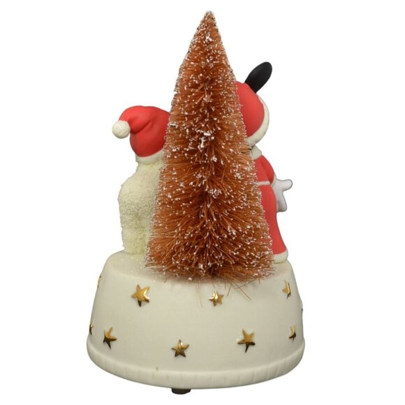 2008 Disney Snowbabies Mickey’s Christmas Carol Musical Figurine by Dept 56 - Picture 4 of 7